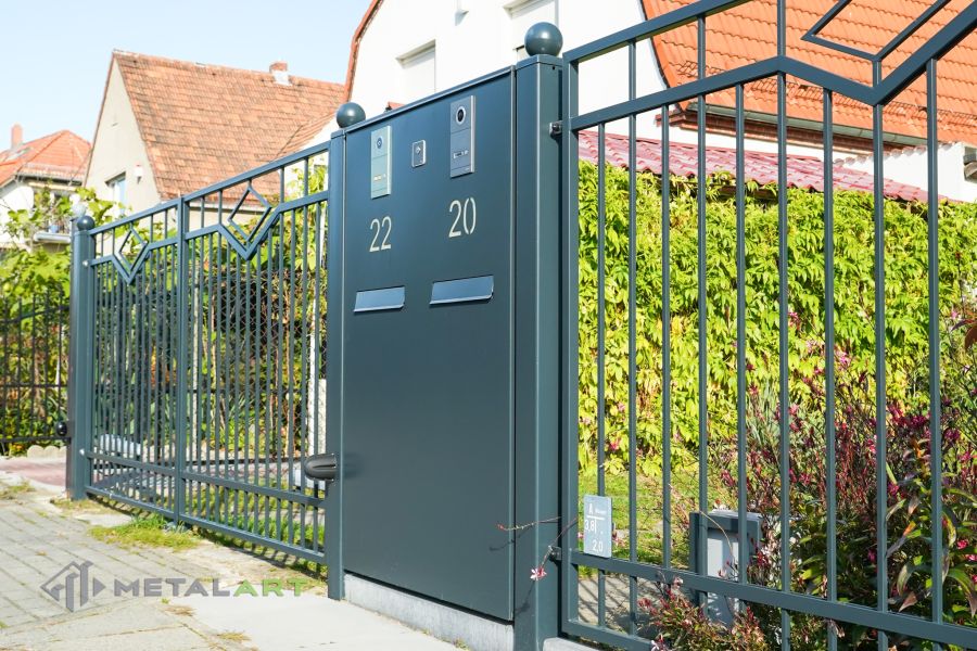 Rahmenzaun, Zaunprojekt, Gartenzaun von MetalArt