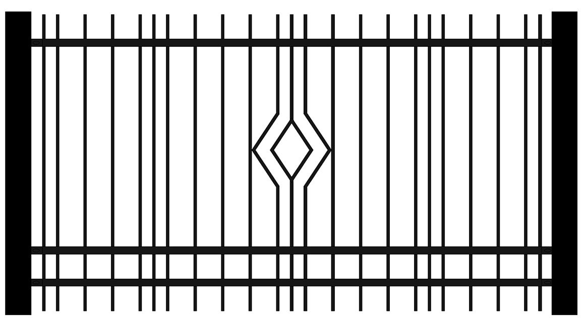 Zaunserie TAKT-VOLL Zäune SOLO Zaun Berlin MetalArt Zäune nach Mass Zaunanlage Zaunsystem moderne Zäune