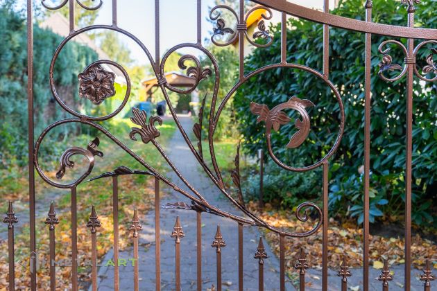 Zaunornamente, Rosette, Schmuckzaun, Schmuckzäune, Gartenzaun, Gartenzäune