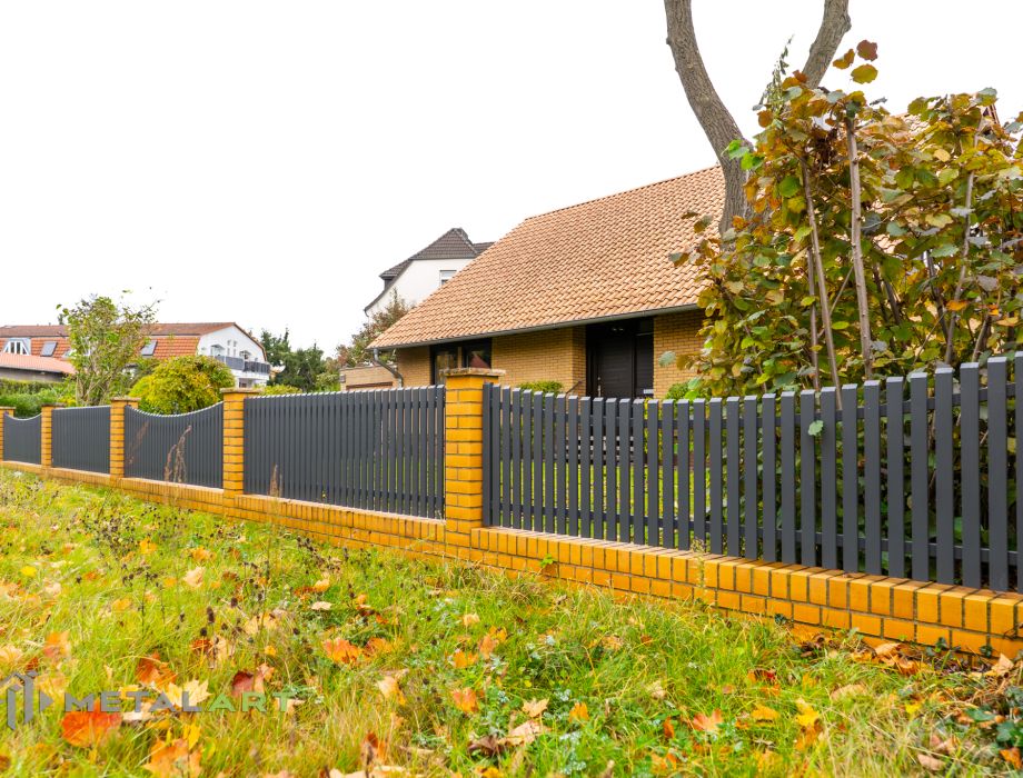 Designzaun, Zaunanlage, moderne Zäune, Zaun von Metal Art