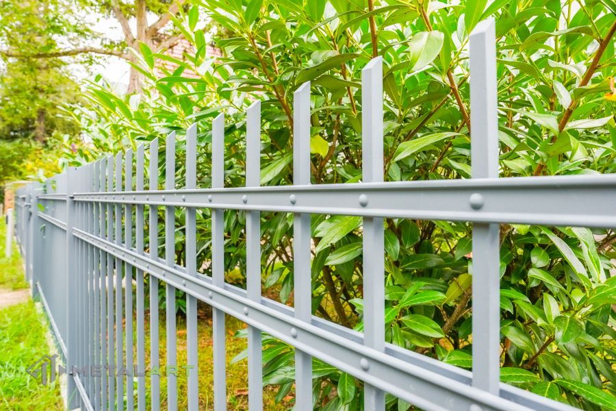 Zaunprojekt, Zaunmuster, Schmiedezaun, Bogenzaun