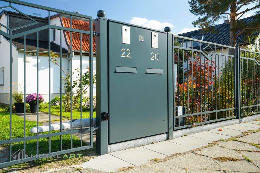 Rahmenzaun, Zaunprojekt, Gartenzaun von MetalArt