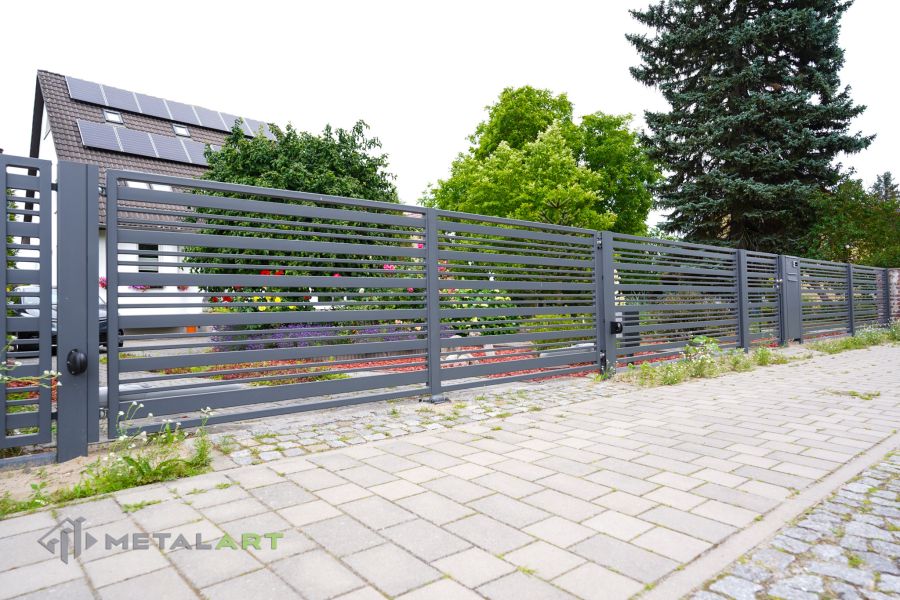 moderne Zäune, Zaunanlage Projekt, Zaun Metal Art, Zäune aus Polen, Zaun Berlin, Zaun günstig kaufen, Zäune und Tore, moderne Zäune, Sichtschutzzäune