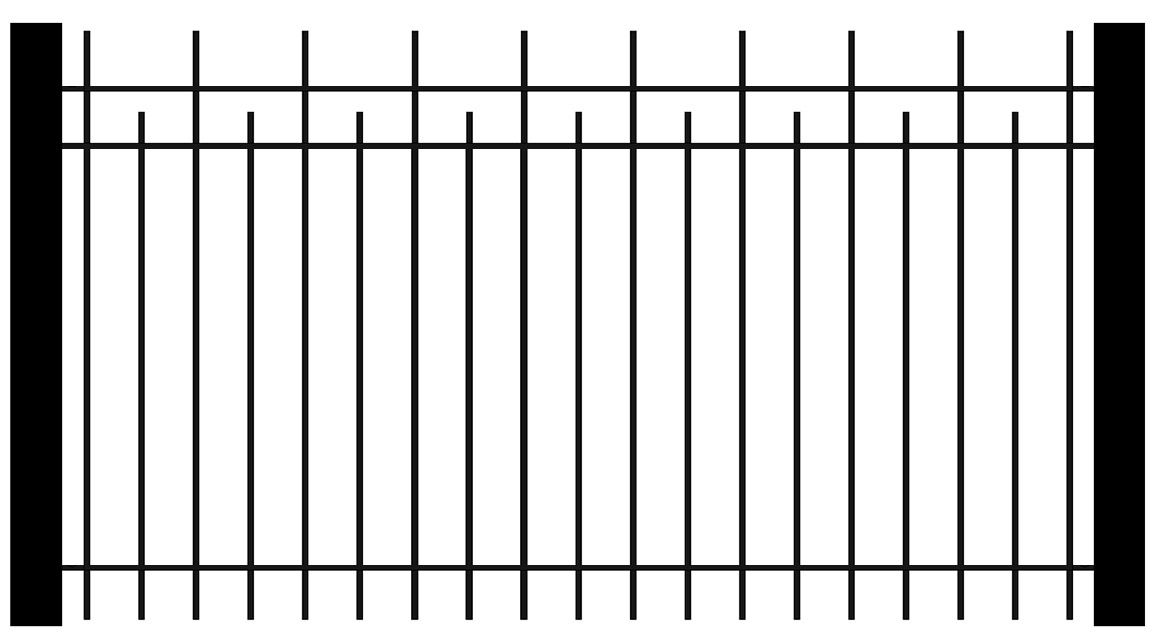 Zaunserie TAKT-VOLL Zäune FONIE Zaun Berlin MetalArt Zäune nach Mass Zaunanlage Zaunsystem moderne Zäune