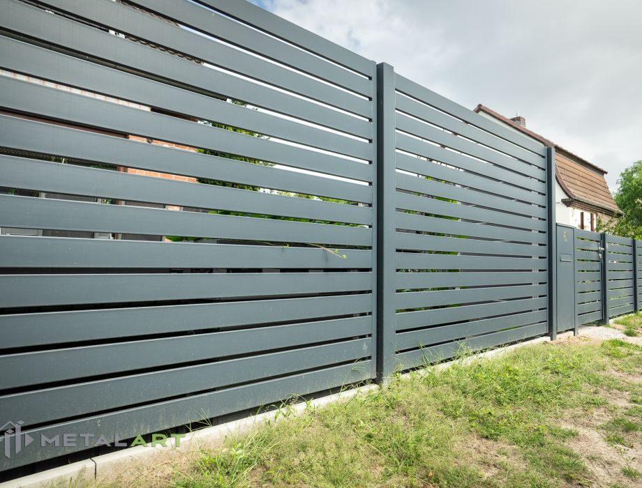 Sichtschutzzaun, Zaunanlage, moderne Zäune, Zaun von Metal Art