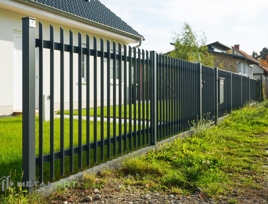 Designzaun, Zaunanlage, moderne Zäune, Zaun von Metal Art