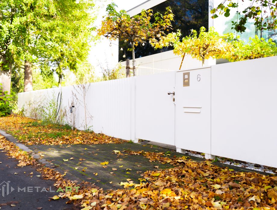 Designzaun, Zaunanlage, moderne Zäune, Zaun von Metal Art