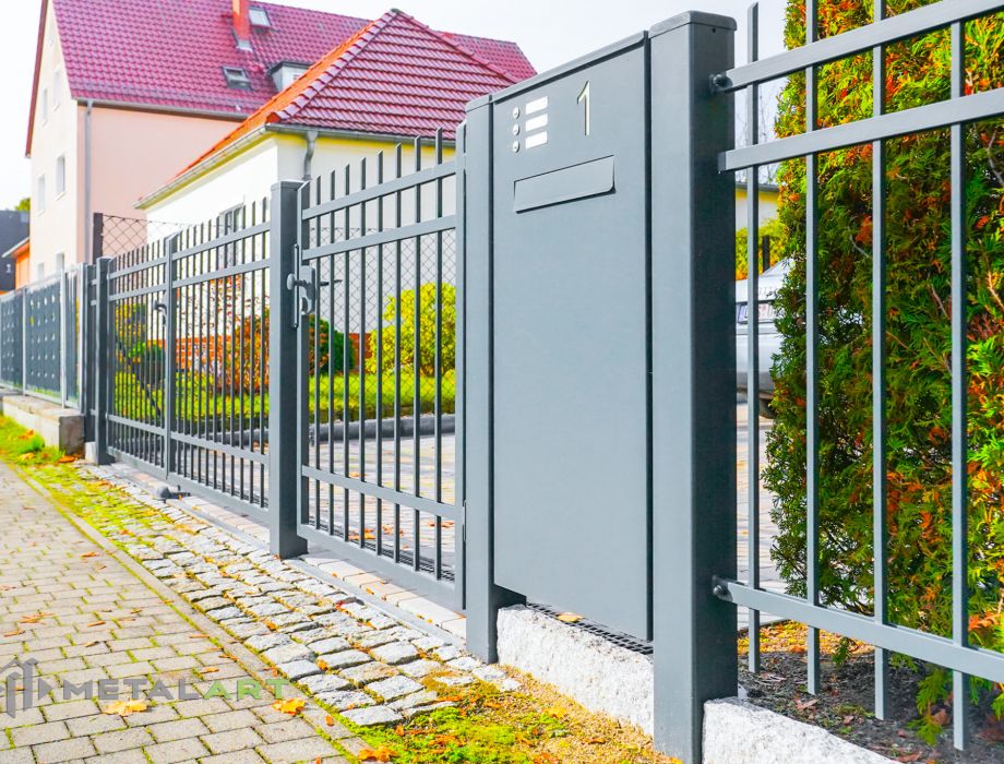 Designzaun, Zaunanlage, moderne Zäune, Zaun von Metal Art