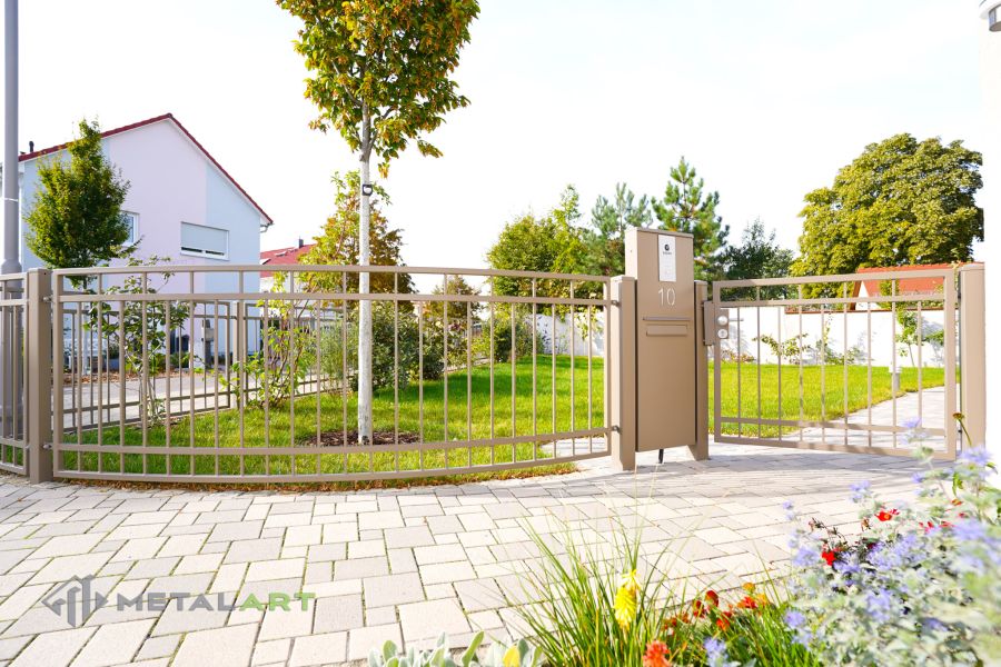 Rahmenzaun, Zaunprojekt, Gartenzaun von MetalArt