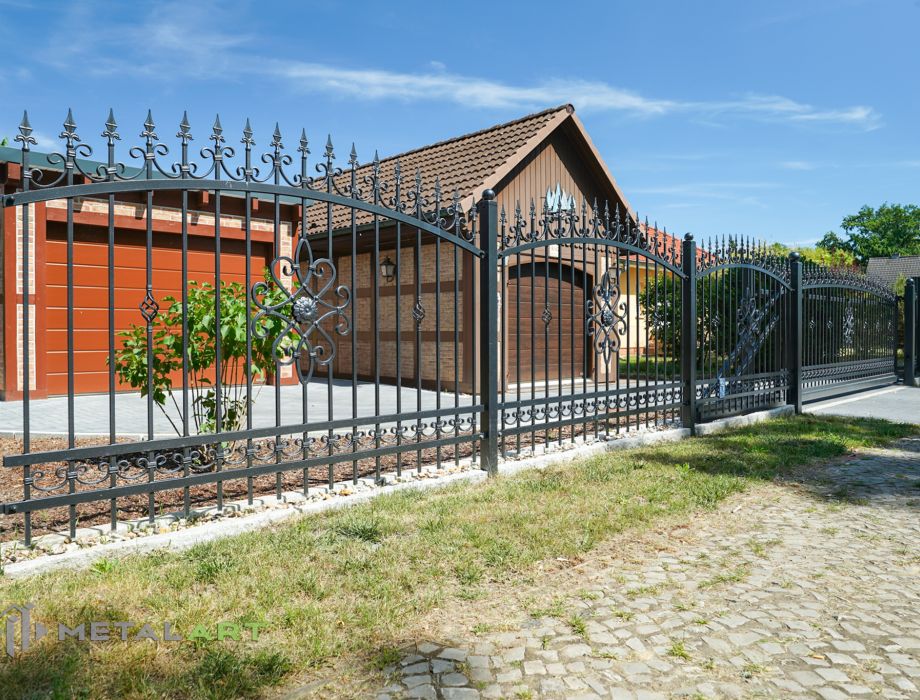 Designzaun, Zaunanlage, Schmuckzäune, Zaun von Metal Art