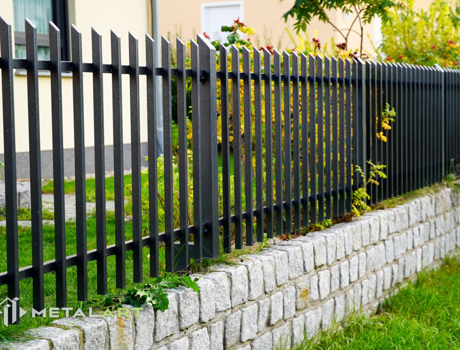 Designzaun, Zaunanlage, moderne Zäune, Zaun von Metal Art