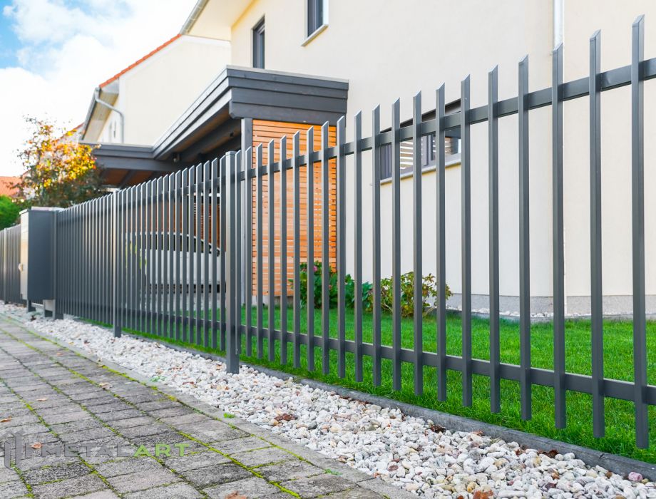 Designzaun, Zaunanlage, moderne Zäune, Zaun von Metal Art