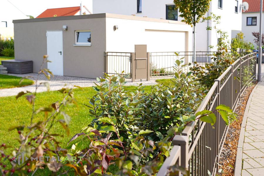 Rahmenzaun, Zaunprojekt, Gartenzaun von MetalArt