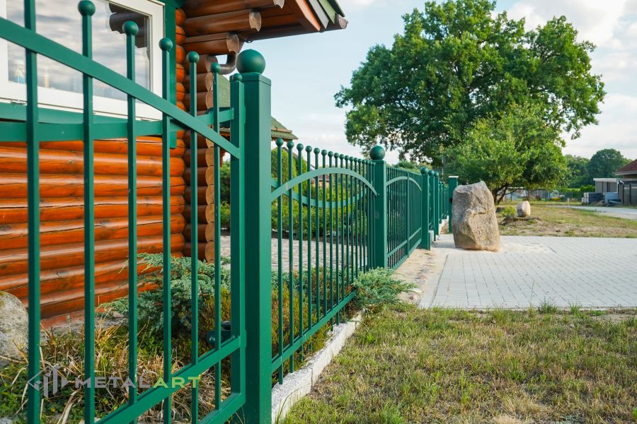 Zaunprojekt, Zaunmuster, Schmiedezaun, Bogenzaun