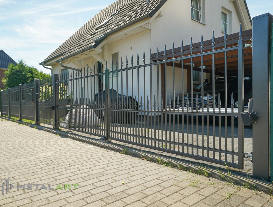 Designzaun, Zaunanlage, moderne Zäune, Zaun von Metal Art
