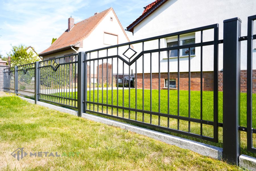 Rahmenzaun, Zaunprojekt, Gartenzaun von MetalArt