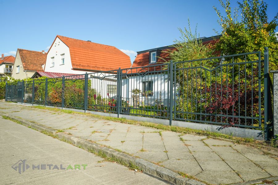 Rahmenzaun, Zaunprojekt, Gartenzaun von MetalArt
