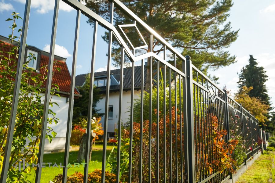 Rahmenzaun, Zaunprojekt, Gartenzaun von MetalArt