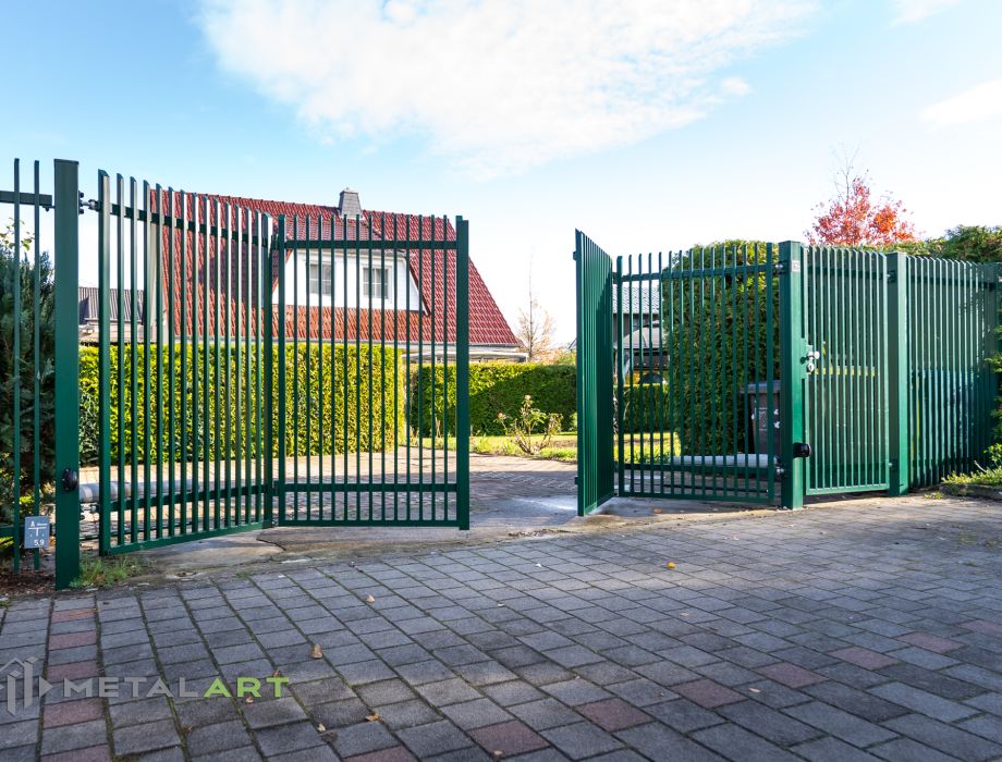 Designzaun, Zaunanlage, moderne Zäune, Zaun von Metal Art