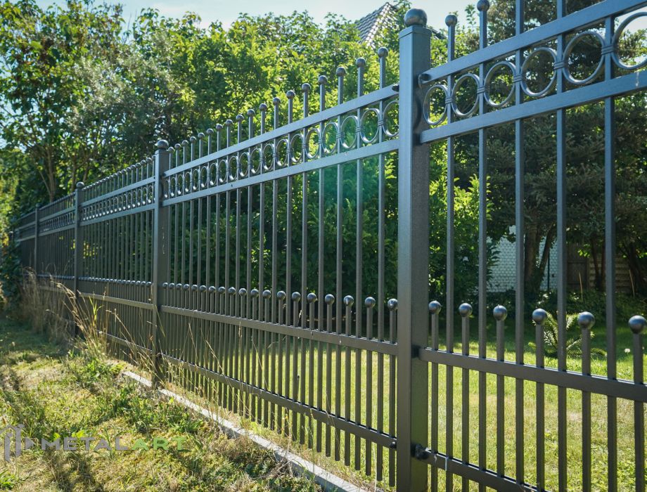 Designzaun, Zaunanlage, moderne Zäune, Zaun von Metal Art