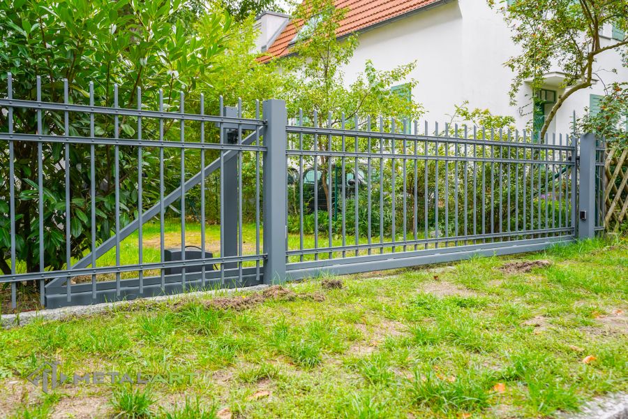 Zaunprojekt, Zaunmuster, Schmiedezaun, Bogenzaun