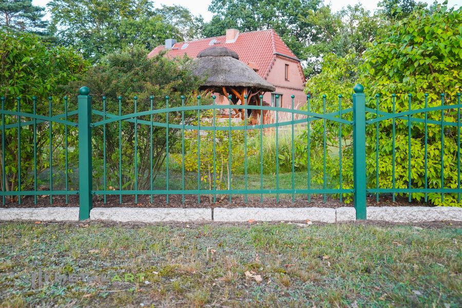 Zaunprojekt, Zaunmuster, Schmiedezaun, Bogenzaun