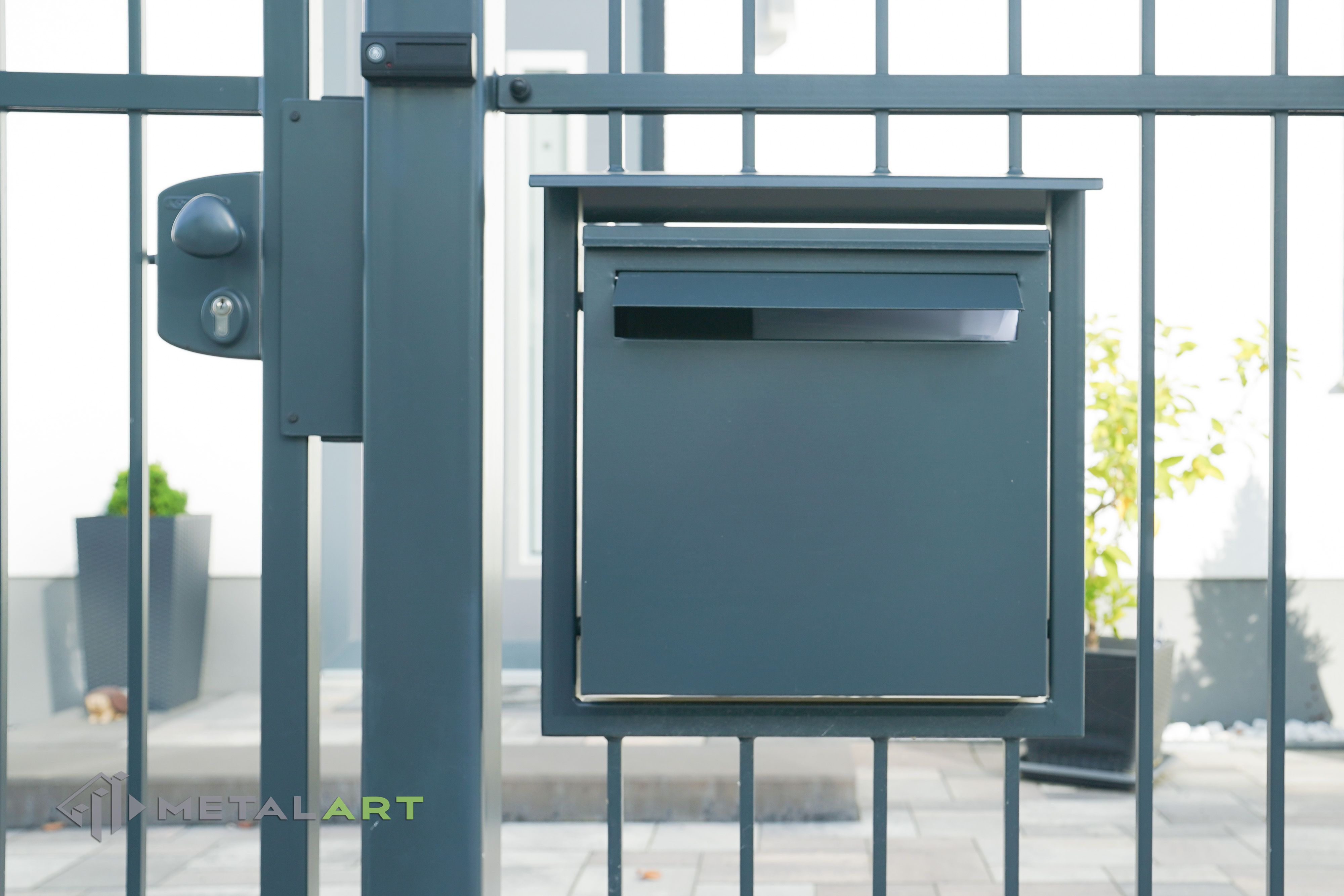 Briefkasten Klingel Zaun Tore MetalArt Zäune