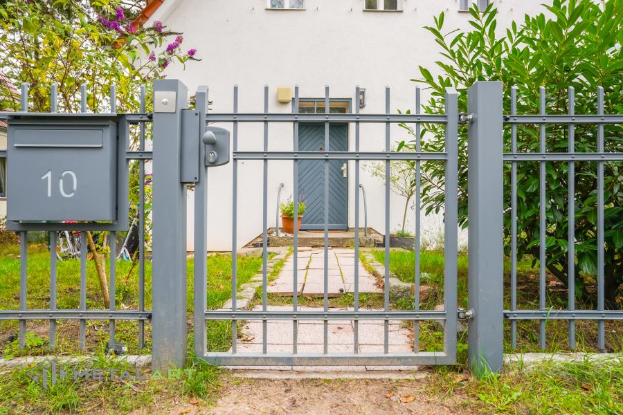 Zaunprojekt, Zaunmuster, Schmiedezaun, Bogenzaun