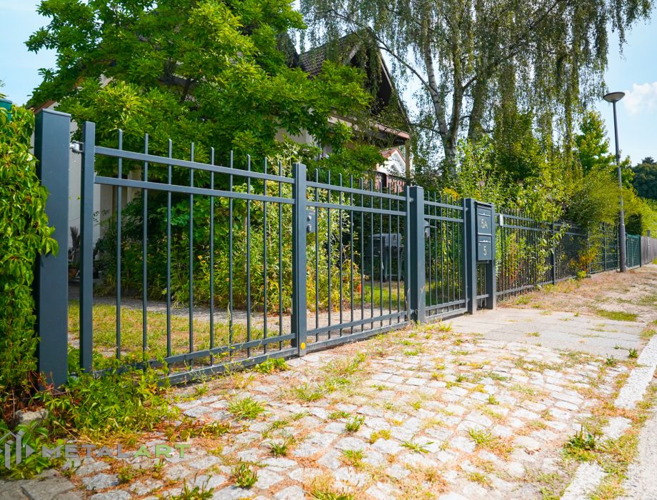 Designzaun, Zaunanlage, moderne Zäune, Zaun von Metal Art