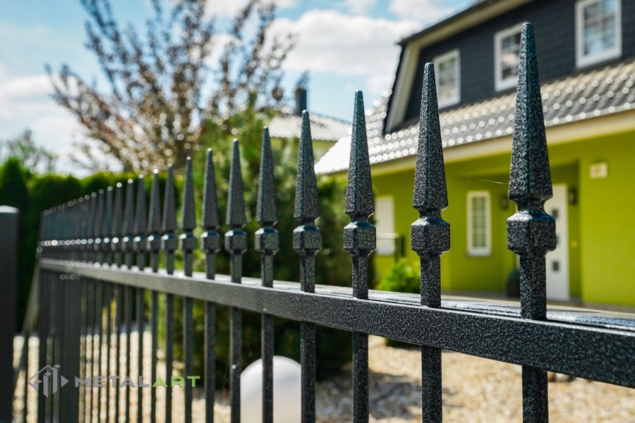 Zaunprojekt, Zaunmuster, Schmiedezaun, Bogenzaun