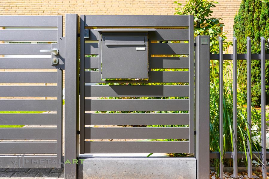 Schiebetor, moderne Zäune, Zaunanlage Projekt, moderne Zäune, Sichtschutzzäune