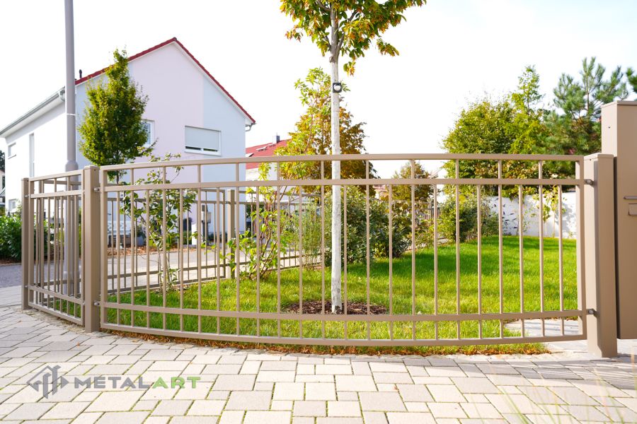 Rahmenzaun, Zaunprojekt, Gartenzaun von MetalArt