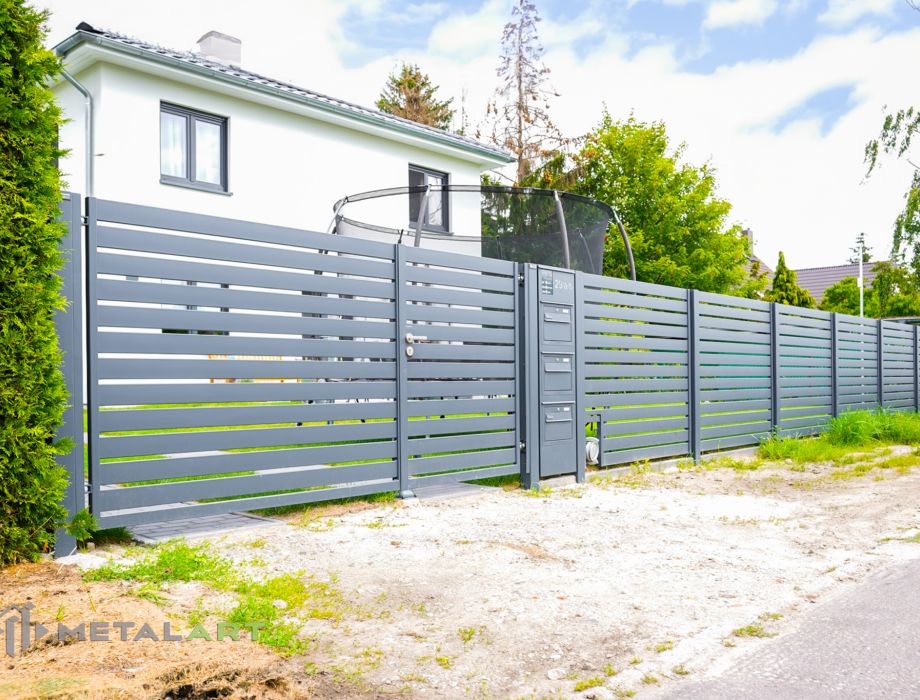 Sichtschutzzaun, Zaunanlage, moderne Zäune, Zaun von Metal Art